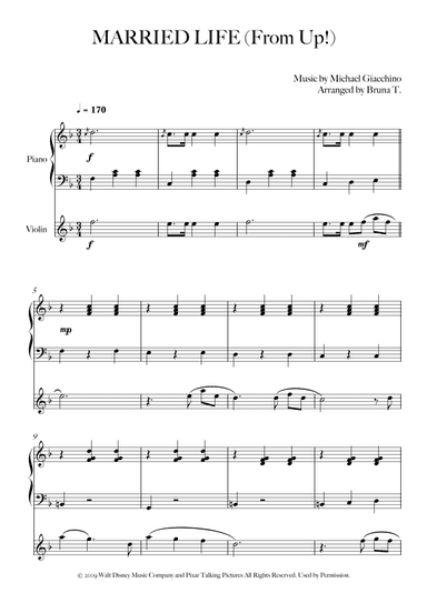 Married Life (arr. Bruna T.)