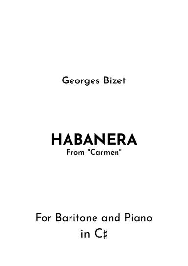 Habanera (arr. Jireh J.)
