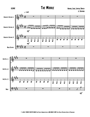 The Middle (arr. Jeremy Shepard)