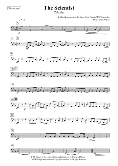 The Scientist (arr. ACT Bortolucci)