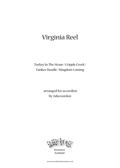 Virginia Reel (Turkey In the Straw / Cripple Creek / Yankee Doodle / Kingdom Coming) (arr. Julia Gordon)