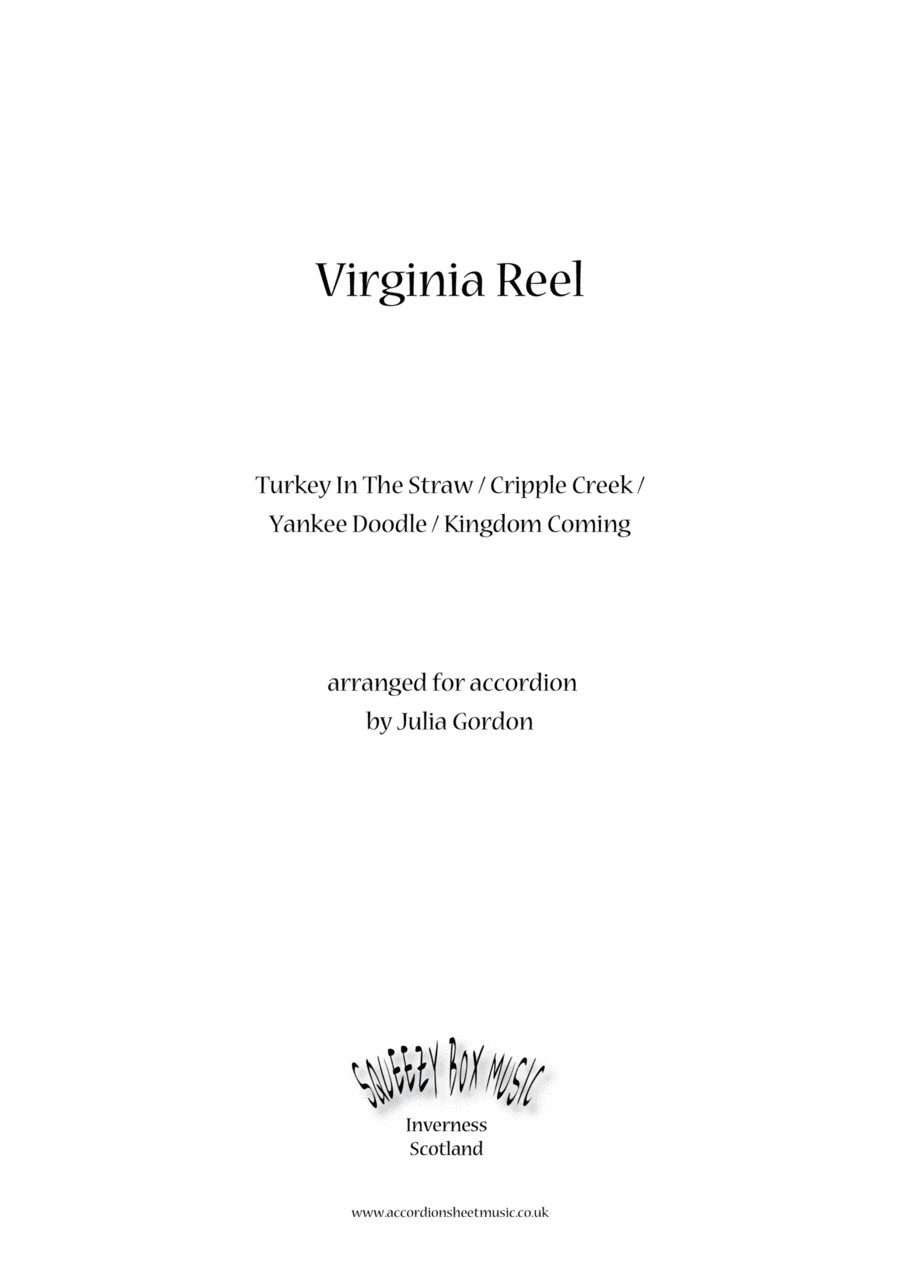 Virginia Reel (Turkey In the Straw / Cripple Creek / Yankee Doodle / Kingdom Coming) (arr. Julia Gordon)