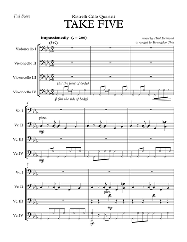 Take Five (arr. Byungdoo Choi)