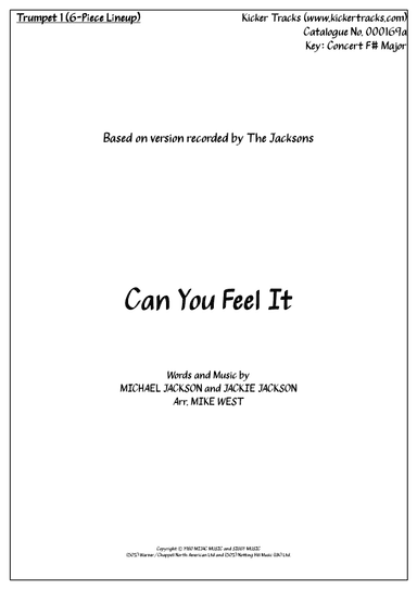 Can You Feel It (arr. Michael Storeton-West)