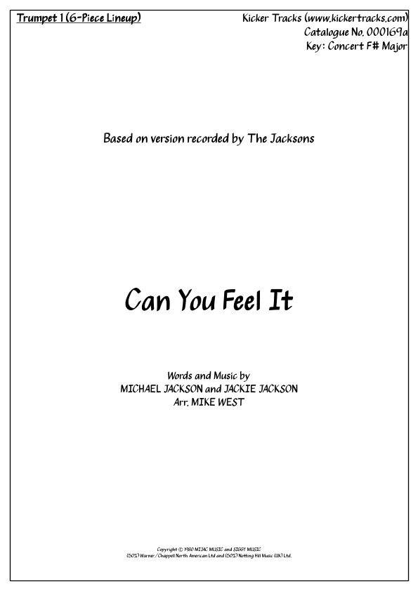 Can You Feel It (arr. Michael Storeton-West)