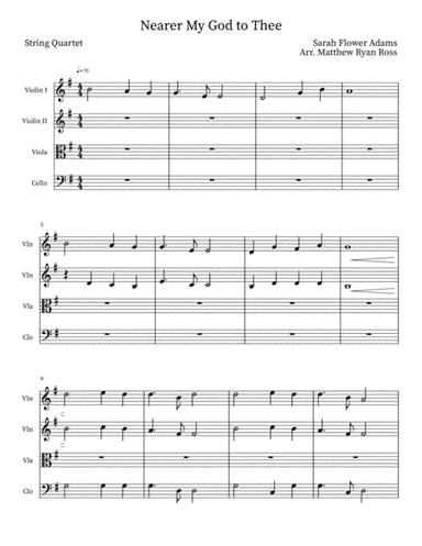 Nearer My God to Thee (arr. Matthew Ryan Ross)