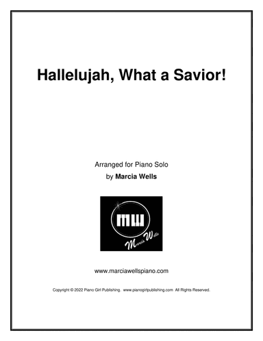 Hallelujah, What a Savior! (Man of Sorrows) (arr. Marcia Wells)