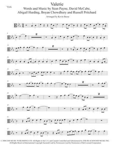 Valerie (arr. Kevin Busse)