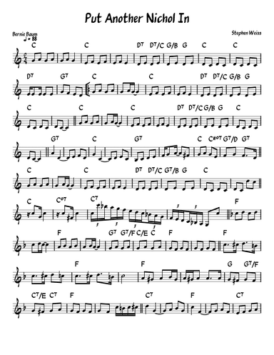 (put Another Nickel In) Music! Music! Music! (arr. John Fries)