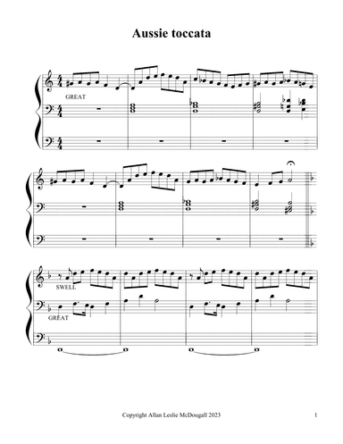 Aussie Toccata