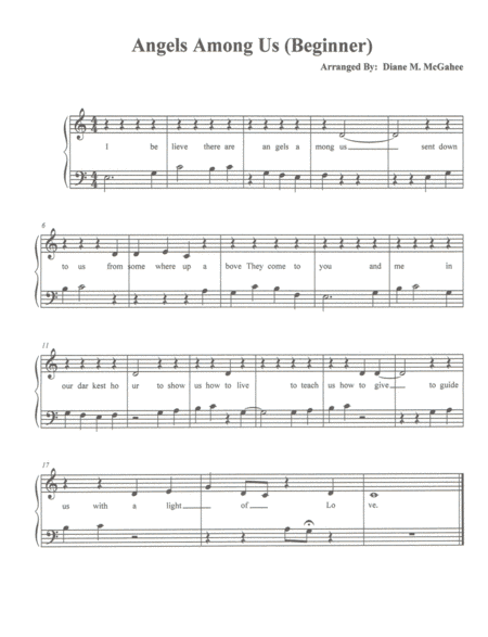 Angels Among Us (arr. Diane M. McGahee)