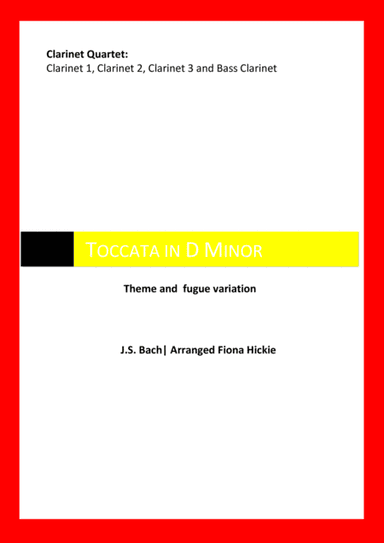 Toccata in D Minor - Theme and Variation (arr. Fiona Hickie)