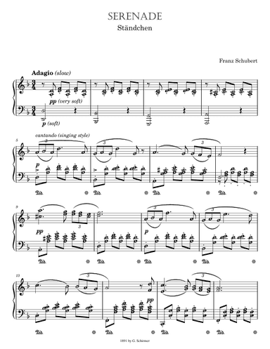 Serenade SCHUBERT (Original Version) (arr. HARMONY CENTRE)