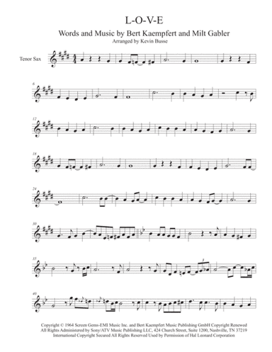 L-O-V-E (arr. Kevin Busse)