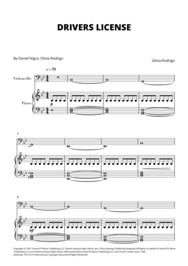Drivers License (arr. Cadenza Editions)