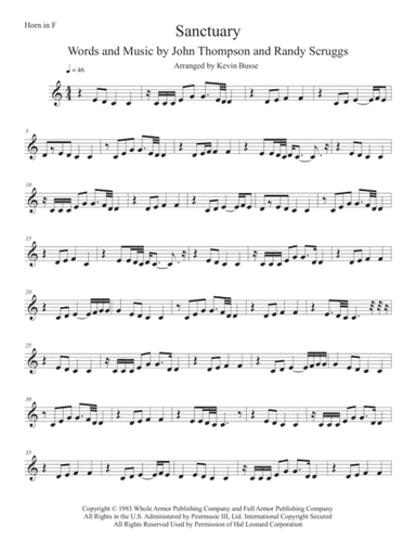 Sanctuary (arr. Kevin Busse)