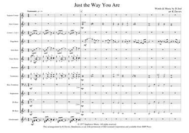 Just The Way You Are (arr. K Davies)