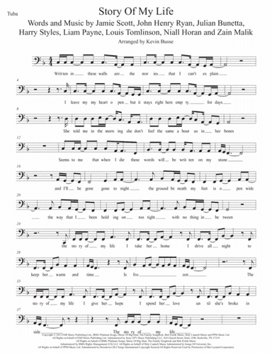 Story Of My Life (arr. Kevin Busse)