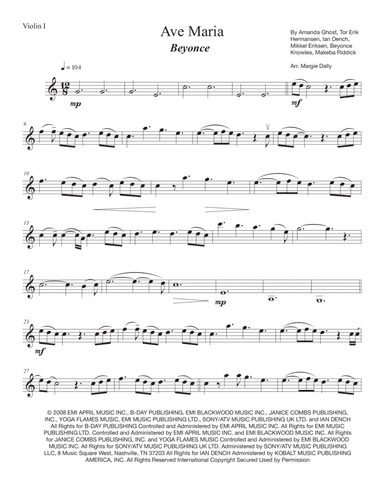 Ave Maria (arr. Margie Dally)