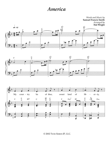 America (arr. Hal Wright)