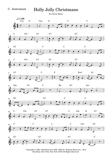 A Holly Jolly Christmas (arr. Fabio Eduardo de Oliveira)