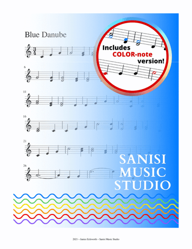 Blue Danube (for Tiny Harp) (arr. Janice Eckworth)