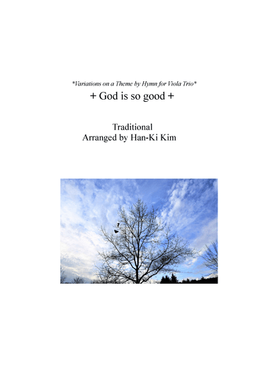 God is so good (For Viola Trio) (arr. Han-Ki Kim)