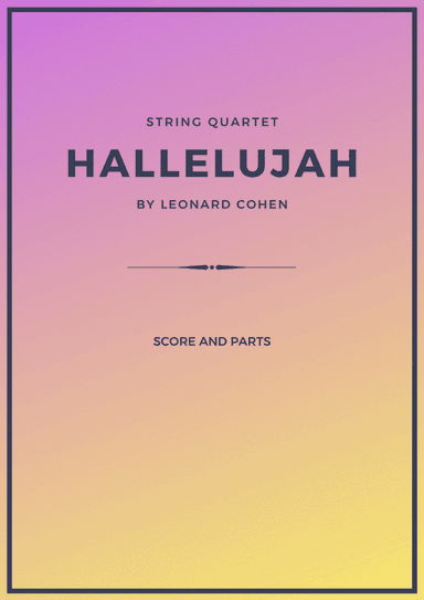 Hallelujah (arr. Douglas Wattson)