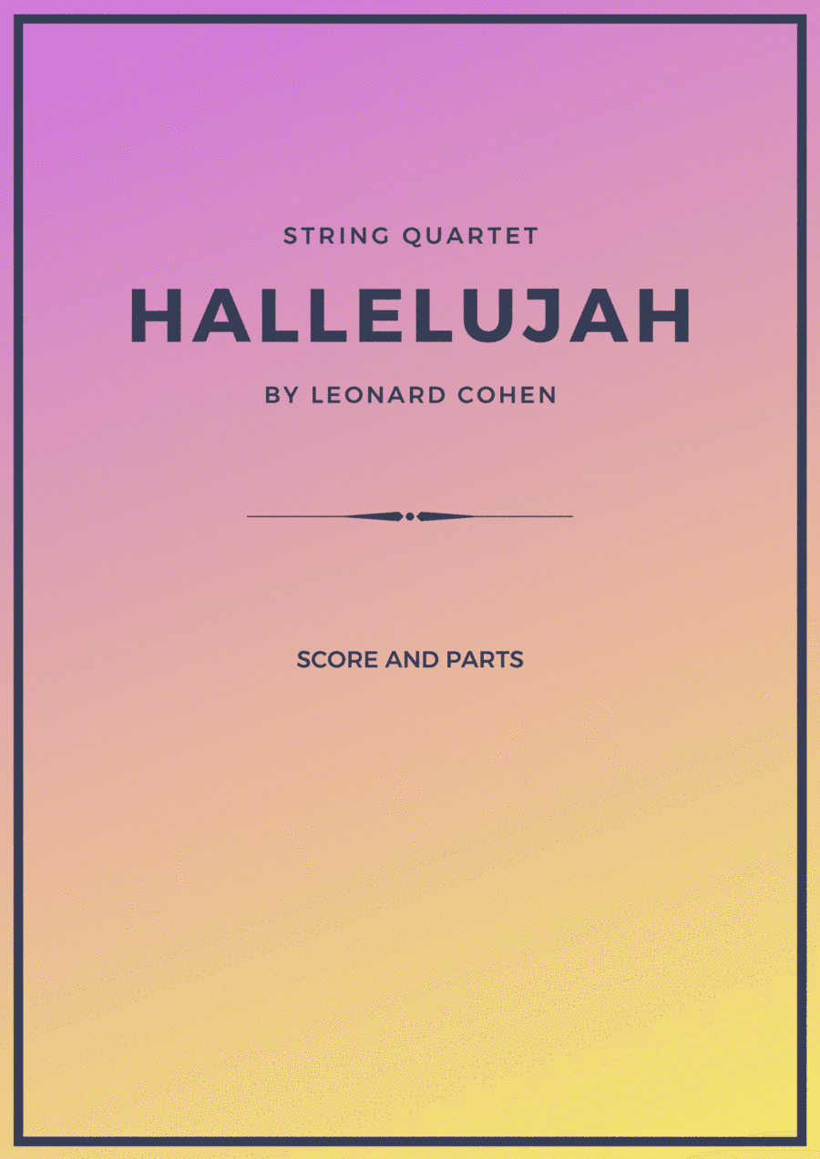 Hallelujah (arr. Douglas Wattson)