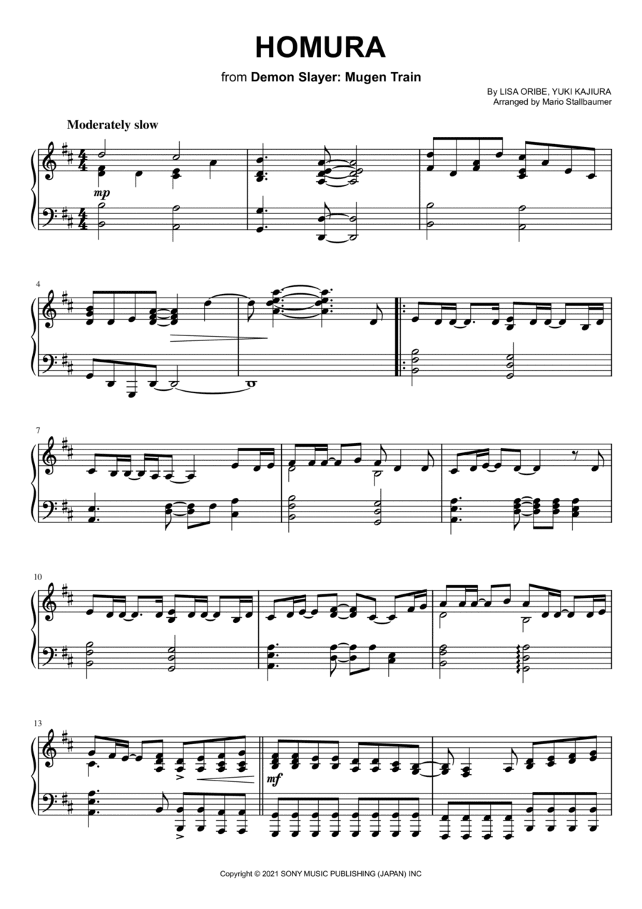 Homura (arr. Mario Stallbaumer)