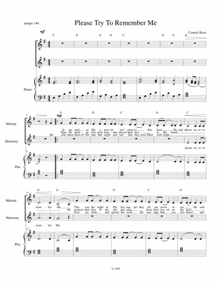 Please try to Remember Me - Washing of the Feet