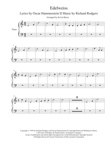 Edelweiss (arr. Kevin Busse)
