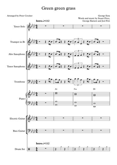 Green Green Grass (arr. Peter Crocker)