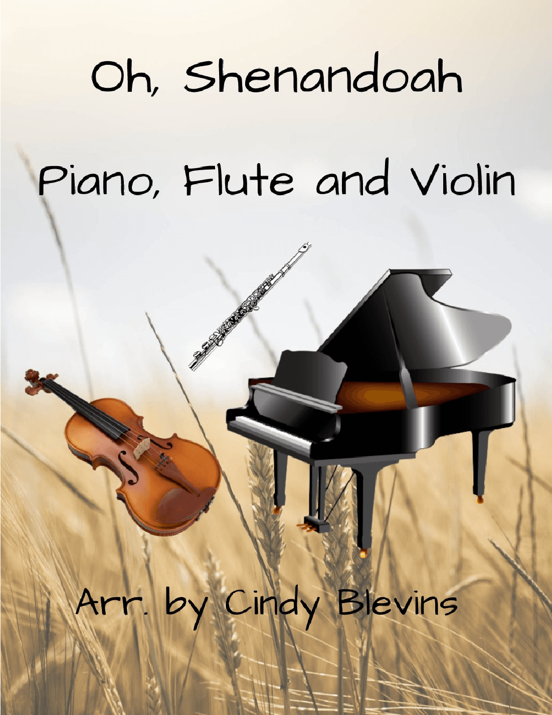 Oh, Shenandoah, for Piano, Flute and Violin (arr. Cindy Blevins)