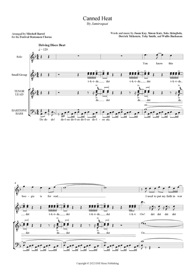Canned Heat (arr. Mitchell Bartel)