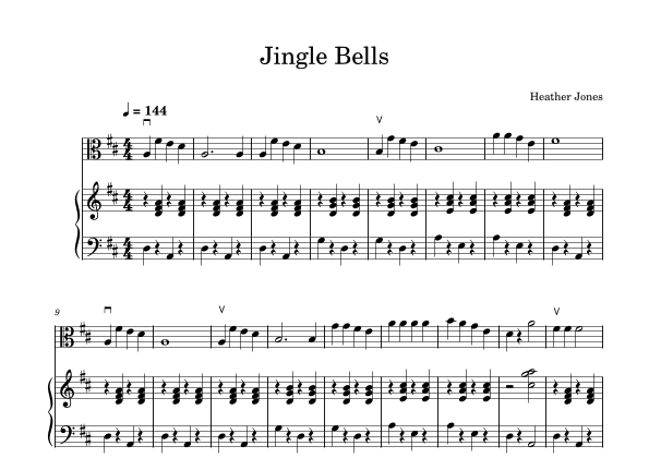 Jingle Bells (arr. Heather B Jones)