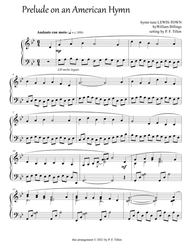 Prelude on an American Hymn (arr. PFTMusic)