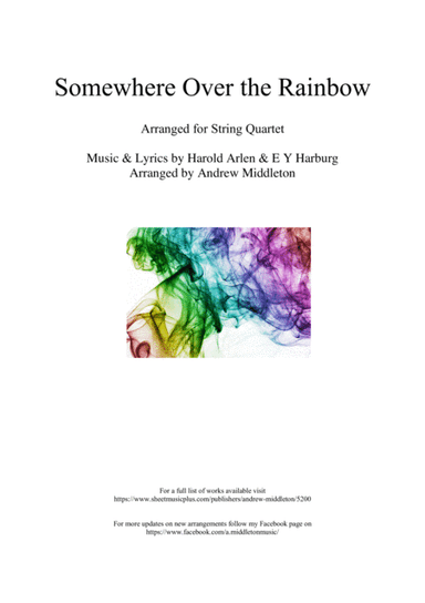 Over The Rainbow (arr. Andrew Middleton)