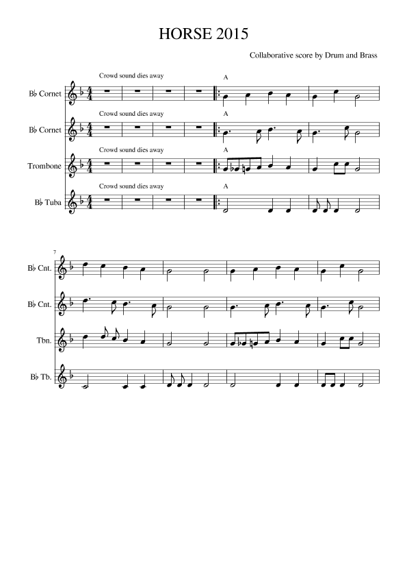 Horse - it's all about that brass