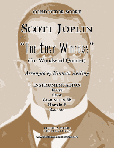 Joplin - "The Easy Winners" (for Woodwind Quintet) (arr. Kenneth Abeling)