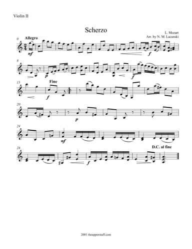 Scherzo (arr. Nick Lacanski)