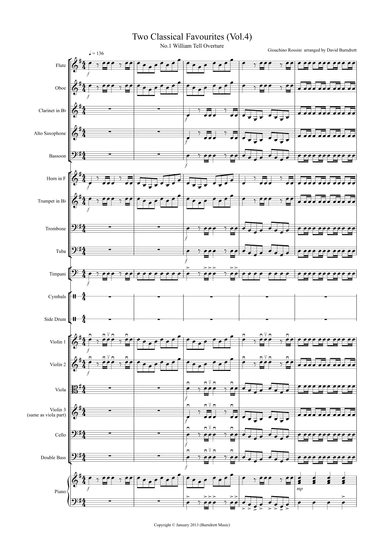2 Classical Favourites for School Orchestra (volume four) (arr. D.Burndrett)