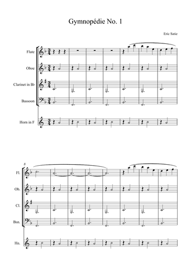 Gymnopédie No. 1 (arr. Alex Nunes Rodrigues)