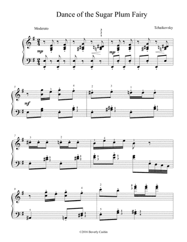 Dance of the Sugar Plum Fairy (arr. Beverly Cashin)