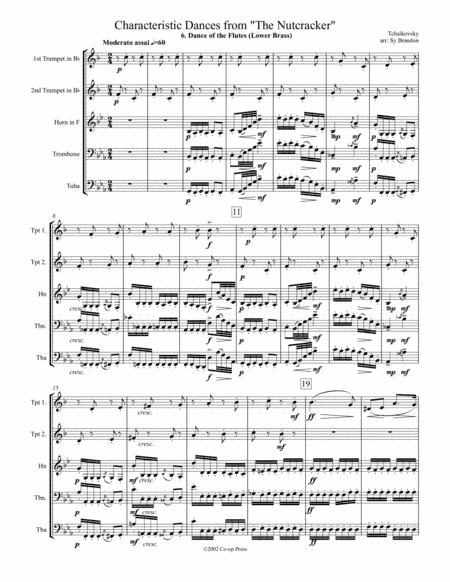 Dance of the Flutes (Lower Brass) from the Nutcracker Suite (arr. Sy Brandon)