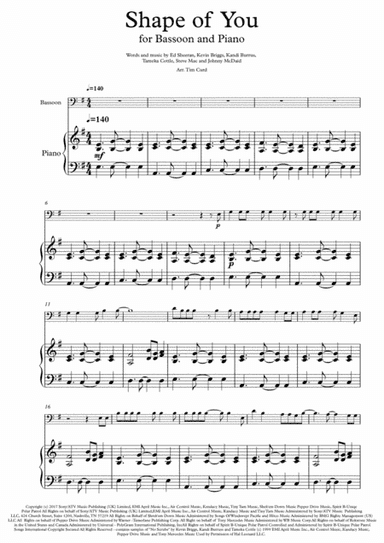 Shape Of You (arr. Tm Curd)