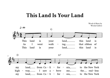 This Land Is Your Land (arr. Yuri Noronha)