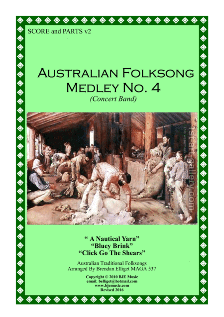 Australian Folksong Medley No. 4 - Concert Band (arr. Brendan Elliget)