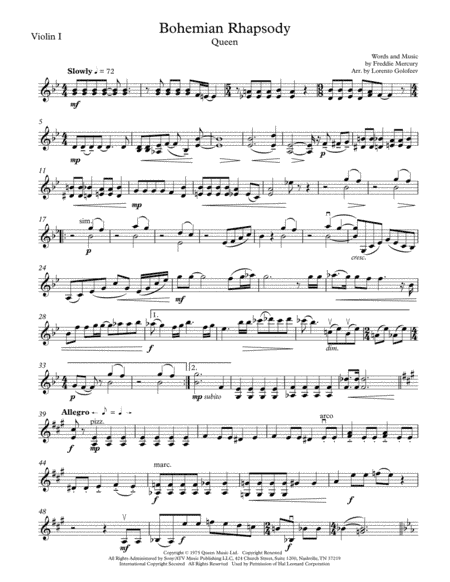 Bohemian Rhapsody (arr. Lorento Golofeev)