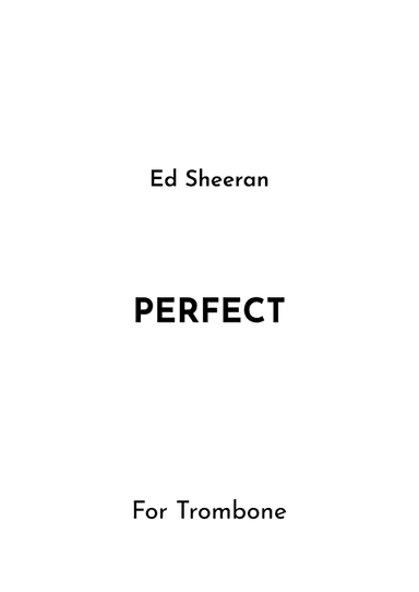 Perfect (arr. Jireh J.)
